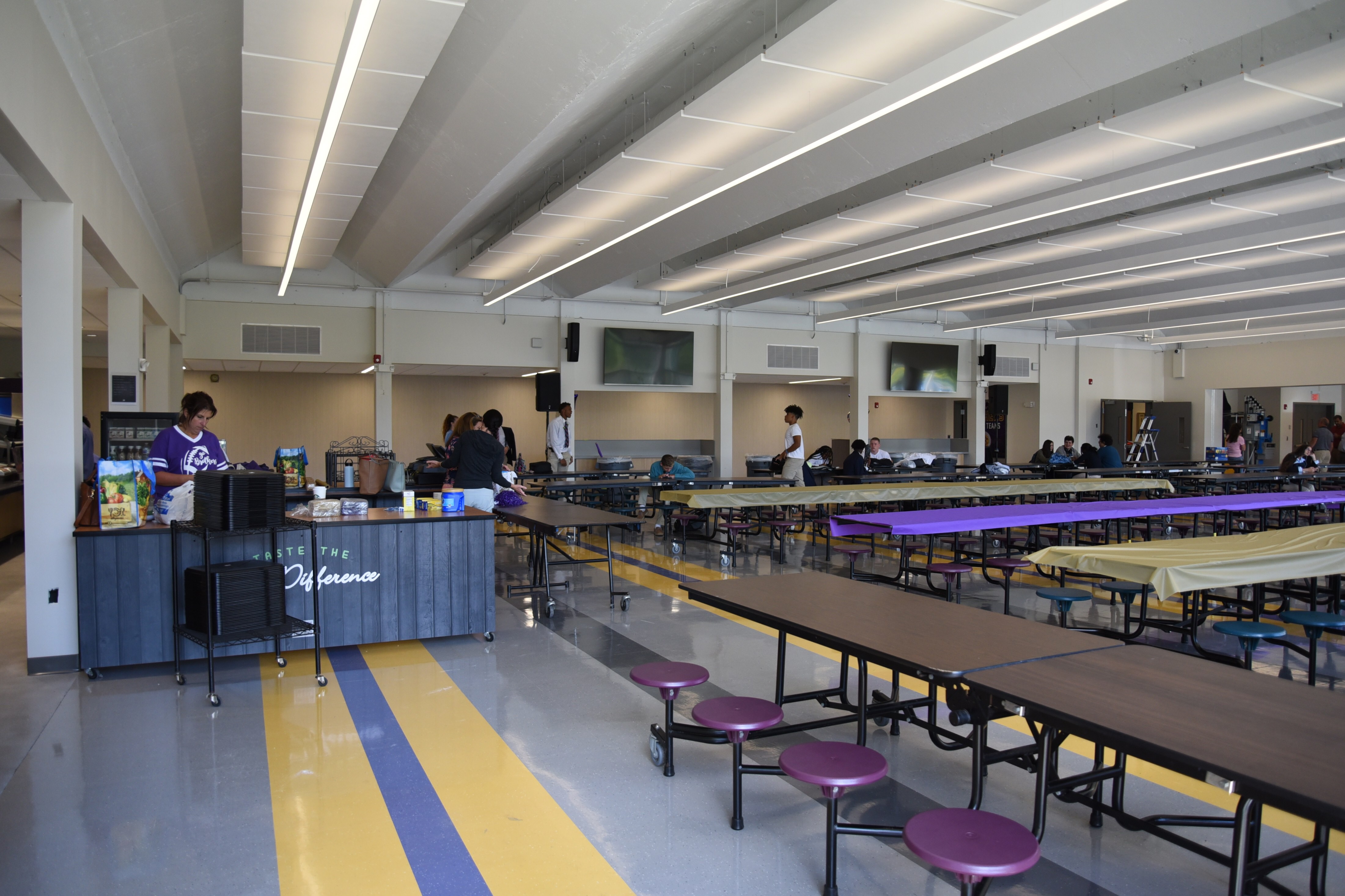 Dining Center after construction (of lunch line)